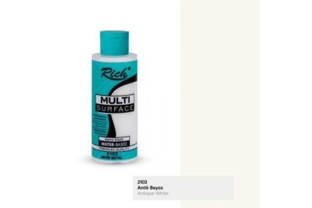 Rich Multi Surface 120 cc Antik Beyaz/ Antique White 2102 Rich Multi Surface 120 cc Antik Beyaz/ Antique White 2102