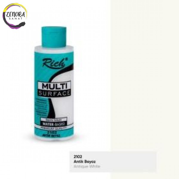 Rich Multi Surface 120 cc Antik Beyaz/ Antique White 2102 Rich Multi Surface 120 cc Antik Beyaz/ Antique White 2102