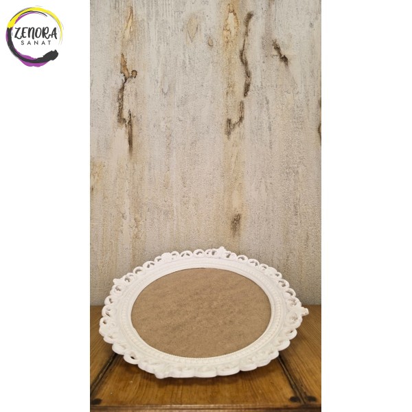 Oval Kenarları Polyester Oymalı Ahşap Tepsi Oval Kenarları Polyester Oymalı Ahşap Tepsi