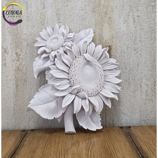 Ayçiçeği Duvar Aksesuarı Ham Polyester 
