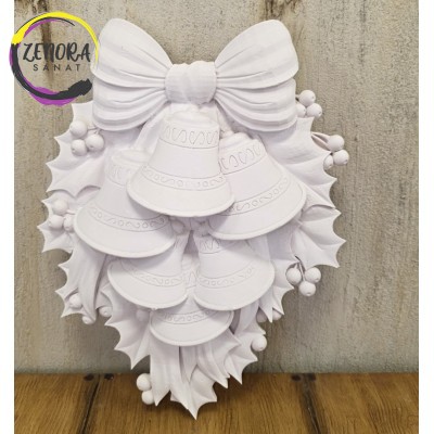 Çanlı Duvar Panosu Ham Polyester Obje 