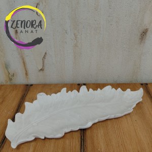 Büyük Boy Yaprak Tabak Polyester Obje Büyük Boy Yaprak Tabak Polyester Obje