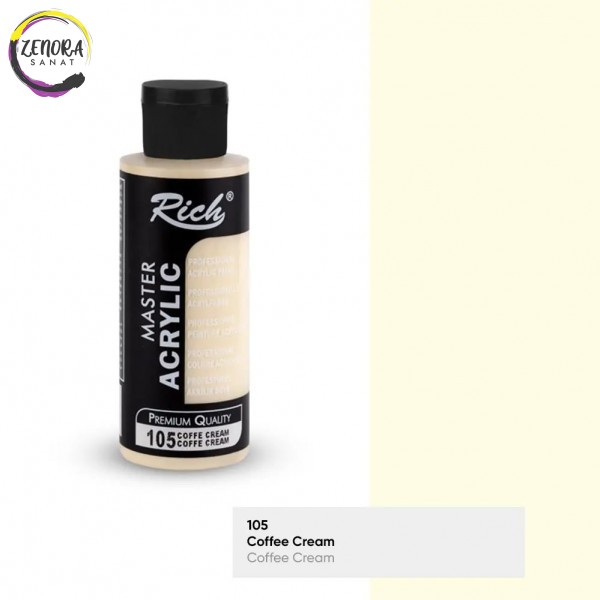 Rich Master Akrilik 120 cc Coffe Cream / Coffe Cream 105 Rich Master Akrilik 120 cc Coffe Cream / Coffe Cream 105