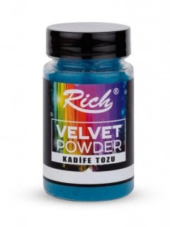 Rich Velvet Powder 90 cc Kadife Tozu Turkuaz / Turquise 2022