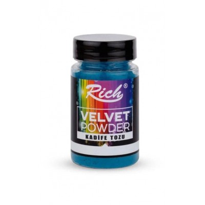 Rich Velvet Powder 90 cc Kadife Tozu Turkuaz / Turquise 2022