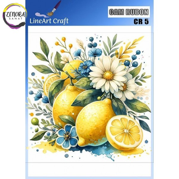 Lineart Cam Rub On Transfer 20*20 Limon Desen CR5 Lineart Cam Rub On Transfer 20*20 Limon Desen CR5