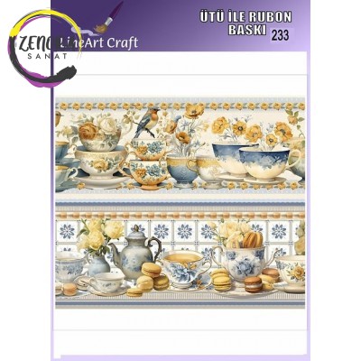 Lineart Ütü İle Rub On Transfer R233