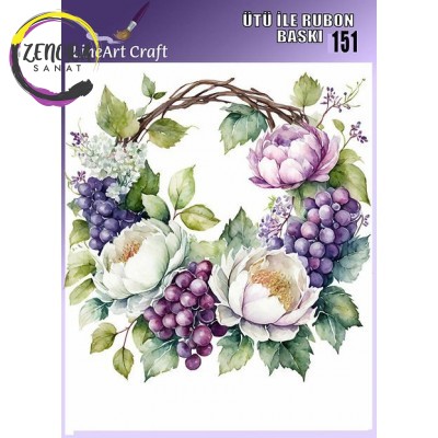Lineart Ütü İle Rub On Transfer R151