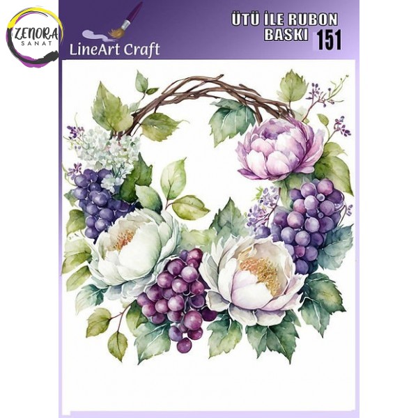 Lineart Ütü İle Rub On Transfer R151