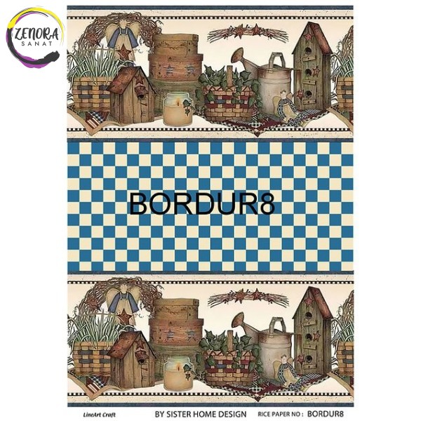 Lineart Pirinç Dekopaj 29*42 Bordür BORDUR8