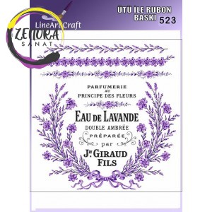 Lineart Ütü İle Rub On Transfer R523 Lineart Ütü İle Rub On Transfer R523