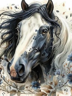 Lineart Ütü İle Rubon Transfer Baskı At 20*20 BSK1