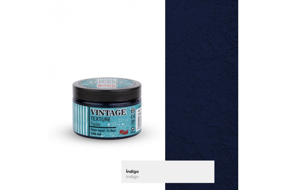 Rich Vintage Texture Paste 150 cc İndigo 5102
