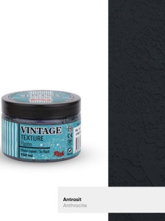 Rich Vintage Texture Paste 150 cc Antrasit 5104 Rich Vintage Texture Paste 150 cc Antrasit 5104