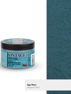 Rich Vintage Texture Paste 150 cc Ege Mavi 5110 Rich Vintage Texture Paste 150 cc Ege Mavi 5110