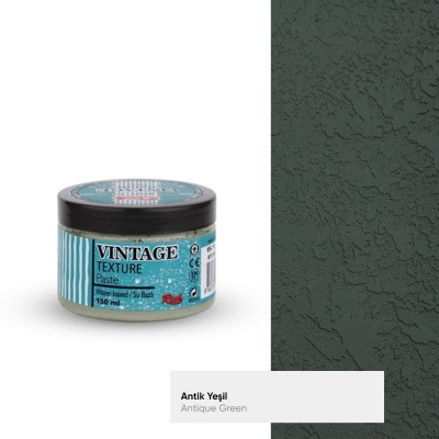 Rich Vintage Texture Paste 150 cc Antik Yeşil  5116