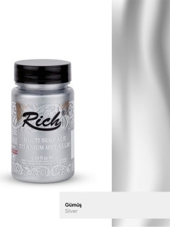 Rich Multi Surface Titanyum Metalik 90 cc Gümüş / Silver 2502