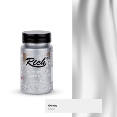 Rich Multi Surface Titanyum Metalik 90 cc Gümüş / Silver 2502