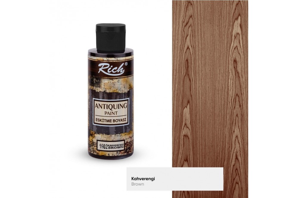 Rich Antiquing Eskitme Boyası 120 cc Kahverengi / Brown 1602