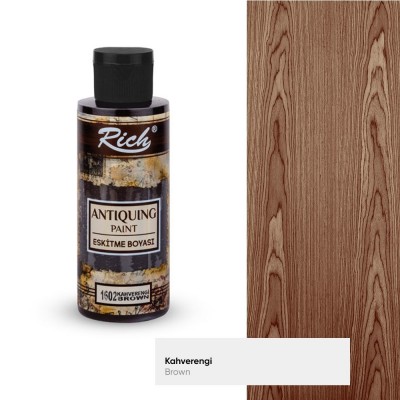 Rich Antiquing Eskitme Boyası 120 cc Kahverengi / Brown 1602