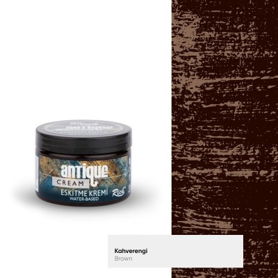 Rich Antique Cream Eskitme Kremi 150 cc Kahverengi / Brown 4001