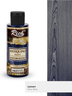 Rich Antiquing Eskitme Boyası 120 cc Lacivert / Navy Blue 1608