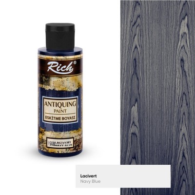 Rich Antiquing Eskitme Boyası 120 cc Lacivert / Navy Blue 1608