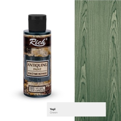 Rich Antiquing Eskitme Boyası 120 cc Yeşil / Green 1610