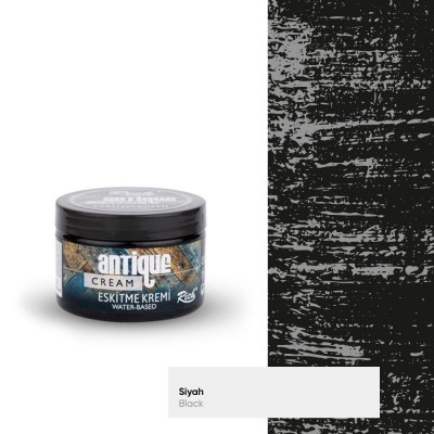 Rich Antique Cream Eskitme Kremi 150 cc Siyah / Black 4000