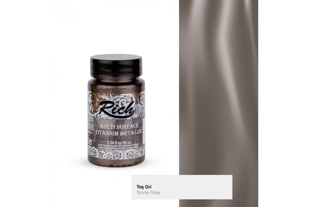 Rich Multi Surface Titanyum Metalik 90 cc Taş Gri / Stone Grey 2542 Rich Multi Surface Titanyum Metalik 90 cc Taş Gri / Stone Grey 2542