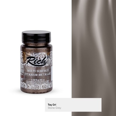 Rich Multi Surface Titanyum Metalik 90 cc Taş Gri / Stone Grey 2542