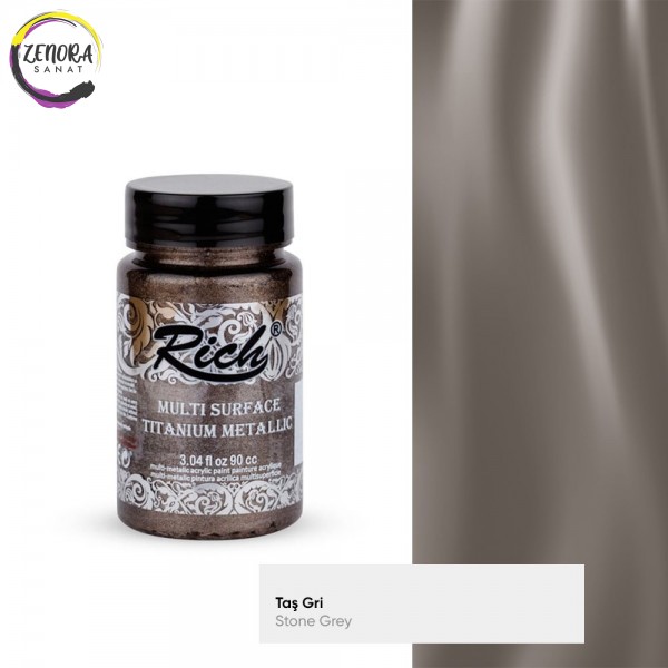 Rich Multi Surface Titanyum Metalik 90 cc Taş Gri / Stone Grey 2542