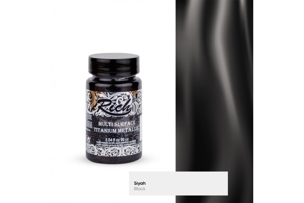 Rich Multi Surface Titanyum Metalik 90 cc Siyah / Black 2544