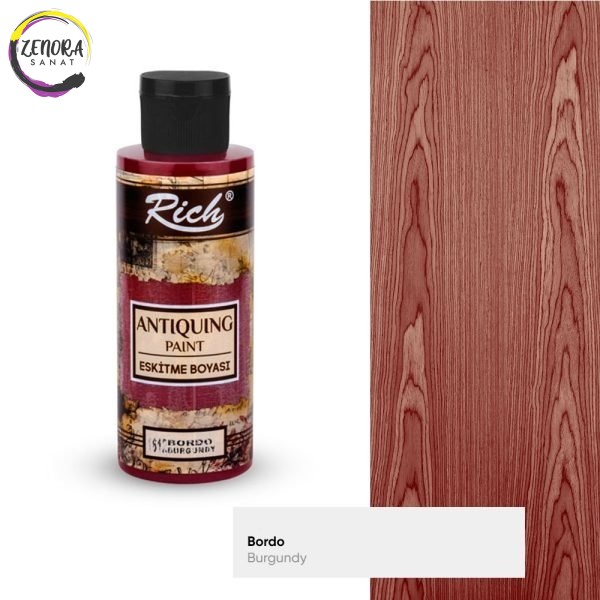 Rich Antiquing Eskitme Boyası 120 cc Bordo / Burgundy 1612 Rich Antiquing Eskitme Boyası 120 cc Bordo / Burgundy 1612