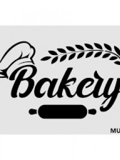 Stencil Bakery Yazısı Mu083 35*25