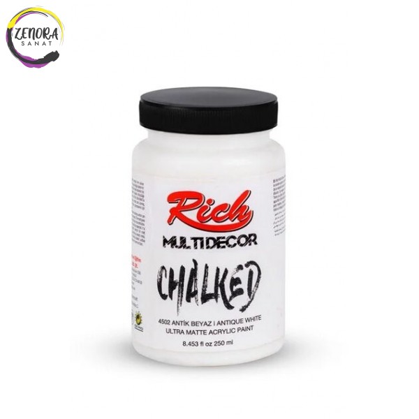 Rich Multidekor Chalked 250 cc Antik Beyaz / Antique White 4502 Rich Multidekor Chalked 250 cc Antik Beyaz / Antique White 4502