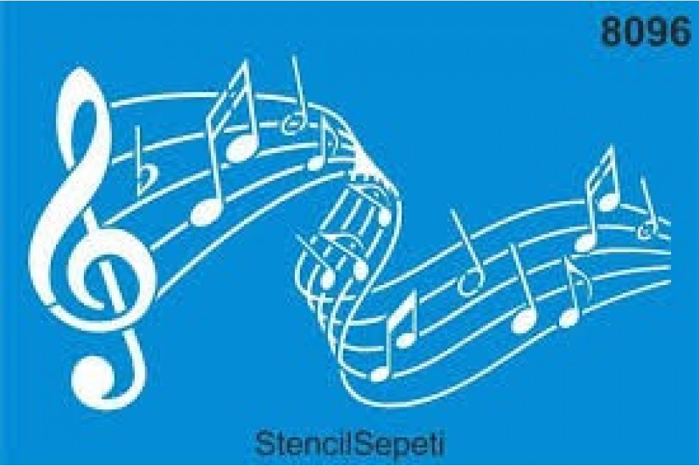 Stencil Nota Desen 8096 30*20