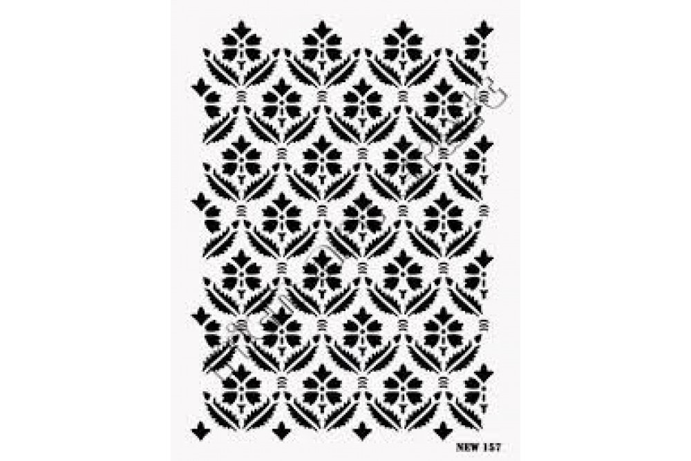 Stencil Karma Desenler New157 25*35