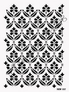 Stencil Karma Desenler New157 25*35