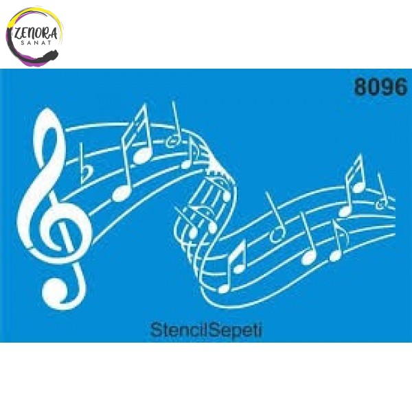 Stencil Nota Desen 8096 30*20 Stencil Nota Desen 8096 30*20