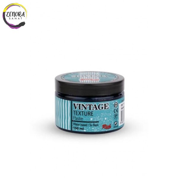 Rich Vintage Texture Paste 150 cc İndigo 5102 Rich Vintage Texture Paste 150 cc İndigo 5102