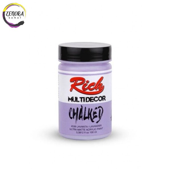 Rich Multidekor Chalked 100 cc Lavanta / Lavander 4538 Rich Multidekor Chalked 100 cc Lavanta / Lavander 4538