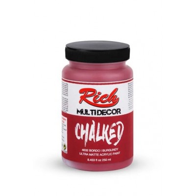 Rich Multidekor Chalked 250 cc Bordo /Burgundy 4532