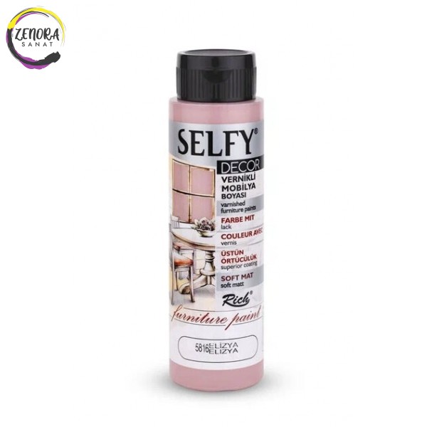 Rich Selfy Dekor Vernikli Mobilya Boyası 500 cc Elizya / Elizya 5816 Rich Selfy Dekor Vernikli Mobilya Boyası 500 cc Elizya / Elizya 5816