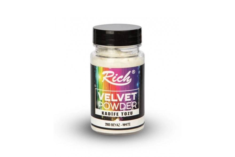 Rich Velvet Powder 90 cc Kadife Tozu Beyaz / White 03535 Rich Velvet Powder 90 cc Kadife Tozu Beyaz / White 03535