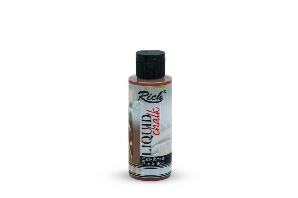 Rich Liquid Chalk Eskitme Pudrası 120 cc Çikolata / Chocolate 667 Rich Liquid Chalk Eskitme Pudrası 120 cc Çikolata / Chocolate 667