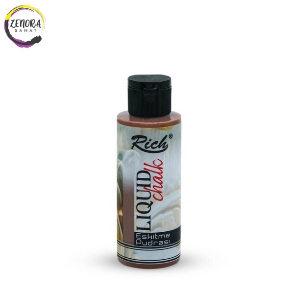 Rich Liquid Chalk Eskitme Pudrası 120 cc Çikolata / Chocolate 667 Rich Liquid Chalk Eskitme Pudrası 120 cc Çikolata / Chocolate 667