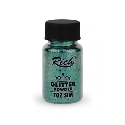Rich Glitter Powder 50 cc Toz Sim Yaprak Yeşili 4600