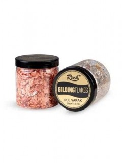 Rich Gilding Flakes 250 cc Pul Varak Altın 0170 Rich Gilding Flakes 250 cc Pul Varak Altın 0170