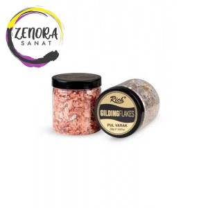 Rich Gilding Flakes 250 cc Pul Varak Altın 0170 Rich Gilding Flakes 250 cc Pul Varak Altın 0170